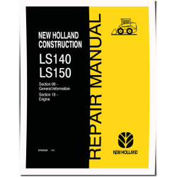 LS140 and LS150 Skid Steer Loaders Repair Manual (87036977)