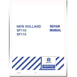 SF110 and SF115 Field Sprayers Repair Manual (87045631)