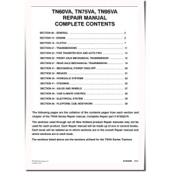 TN60VA, TN75VA and TN95VA Tractors Repair Manual (87382279)