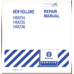 HM234, HM235 and HM236 Disc Mower-Conditioners Repair Manual (87392141)