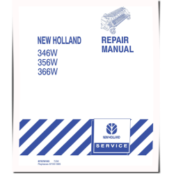 346W, 356W and 366W Forage Pick-up Headers Repair Manual (87576103)