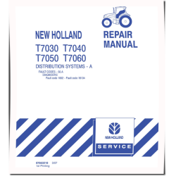 T7030, T7040, T7050 and T7060 Tractors Fault Codes (1002-16134) List (87663218)