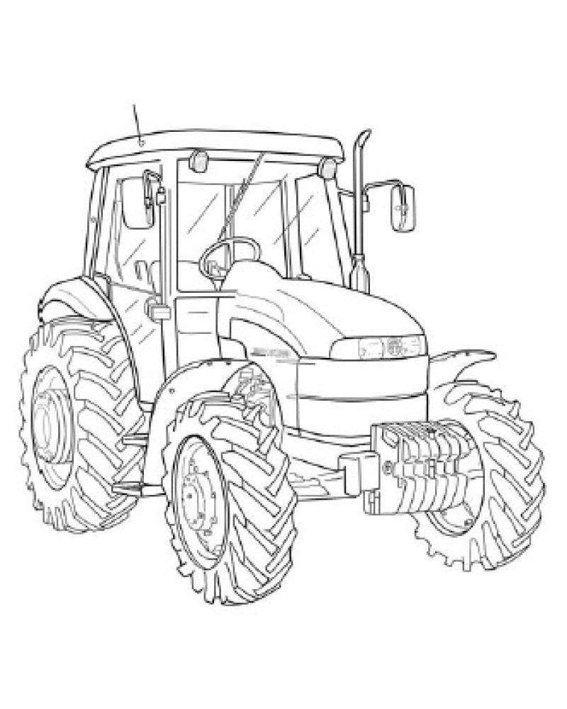 New Holland TD60, TD70, TD80, TD90 and TD95 Straddle Mount Model Tractors Repair Manual (84285908)