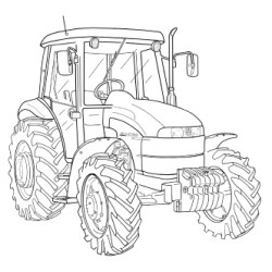TD60D, TD70D, TD80D, TD90D and TD95D Tractors Repair Manual (6035447100)
