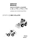 New Holland L35, L775, L778 and L779 Skid Steer Loaders Service Manual (40003531)