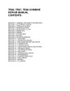 New Holland TR96, TR97 and TR98 Combines Repair Manual (40009630)