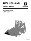 New Holland L553, L554, L555 and L565 Skid Steer Loaders Service Manual (40055510)