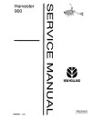 New Holland 900 Pull-Type Forage Harvesterss Service Manual (40090013)