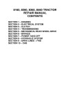 New Holland (Ford) 8160, 8260, 8360 and 8560 Tractors set of Service Manuals (40816040)