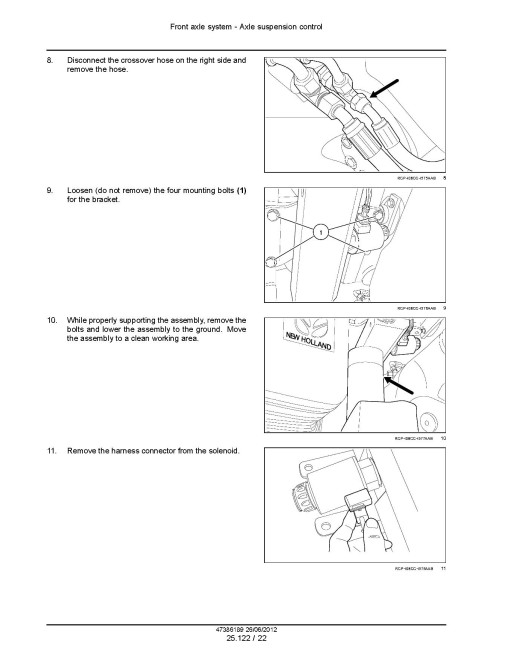 New Holland T8.275, T8.300, T8.330, T8.360 and T8.390 Tractors Service Manual (47386189) New Holland T8.275, T8.300, T8.330, T8.360 and T8.390 Tractors Service Manual (47386189)