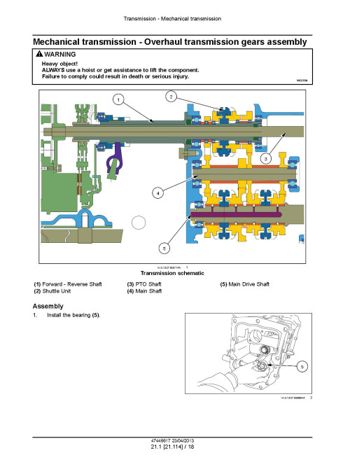 New Holland WORKMASTER 35 and 40 Compact Tractors Service Manual (47446617)