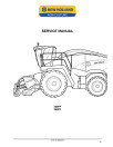 New Holland 300FP and 380FP Auger Headers Service Manual (47461392)
