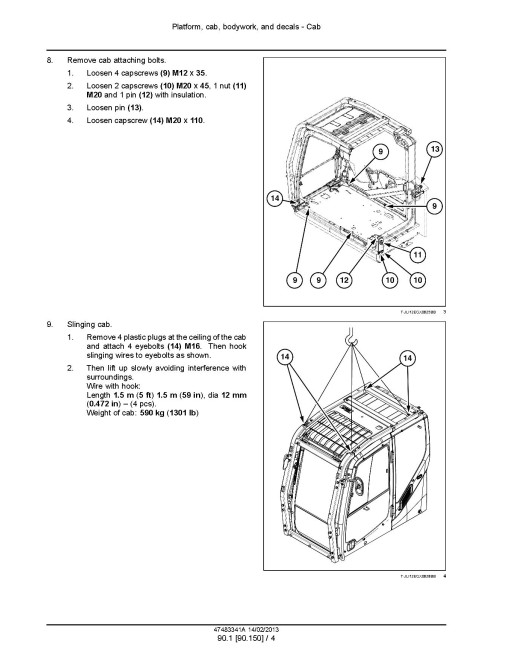 New Holland E485C Crawler Excavators Service Manual (47483341A) New Holland E485C Crawler Excavators Service Manual (47483341A)