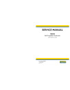 New Holland H8040 (SN from YCG667001) Self-Propelled Windrowers Service Manual (47487694)