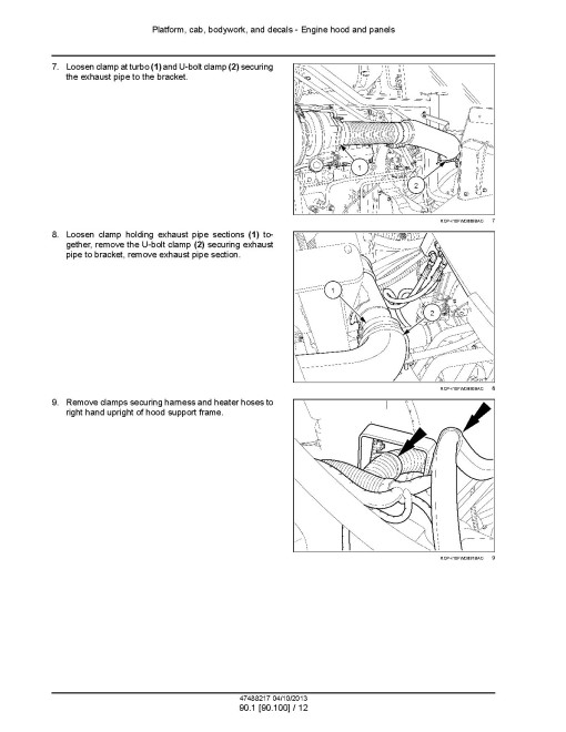 New Holland T9.390, T9.450, T9.505, T9.560, T9.615 and T9.670 Tier 4 4WD Articulated Tractors (North American Edition) Service Manual (47488217) New Holland T9.390, T9.450, T9.505, T9.560, T9.615 and T9.670 Tier 4 4WD Articulated Tractors (North American Edition) Service Manual (47488217)