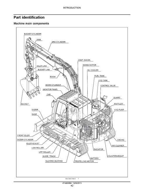 New Holland E75CSR Compact Excavators Service Manual (47488366A) New Holland E75CSR Compact Excavators Service Manual (47488366A)