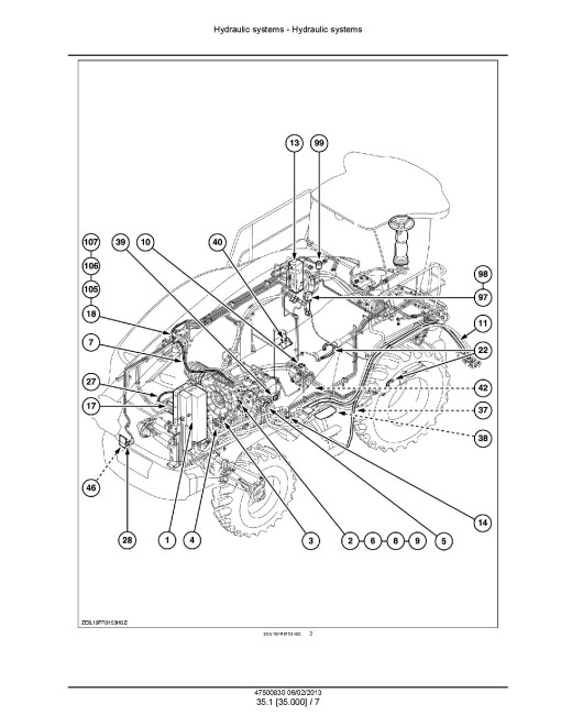 New Holland FR9040, FR9050, FR9060, FR9080 and FR9090 Self-Propelled Forage Harvesters Service Manual (47500830)