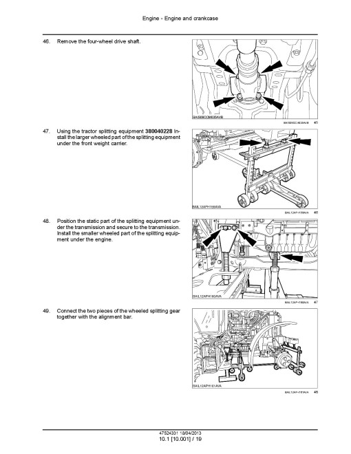 New Holland Auto Command T7.220, T7.235, T7.250, T7.260, T7.270, Power Command T7.220, T7.235, T7.250 and T7.260 Tractors Service Manual (47524331)