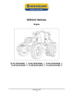 New Holland T8.275, T8.300, T8.330, T8.360, T8.390 and T8.420 Tractors with CVT Transmission Service Manual (47533593)