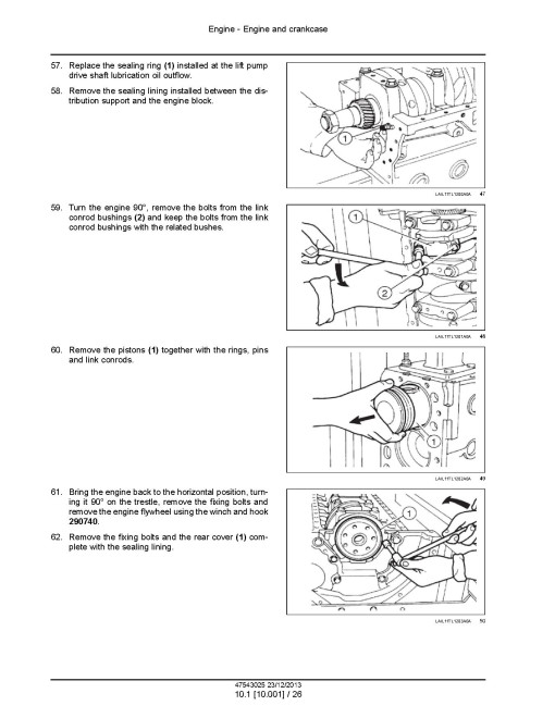 New Holland TL75E, TL85E and TL95E Tractors with Power Shuttle Transmission (Latin America) Service Manual (47543025)