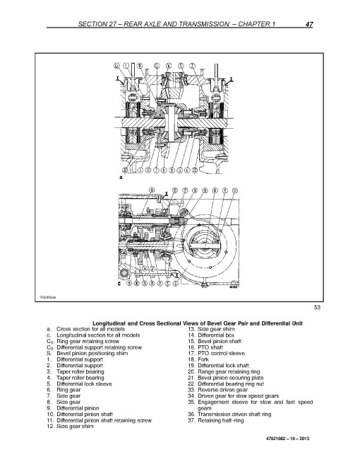 New Holland TD4020F, TD4030F and TD4040F Tractors Service Manual (47621082)