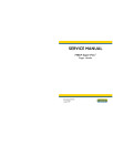 New Holland Super Flex 740CF Auger Headers Service Manual (47627581)