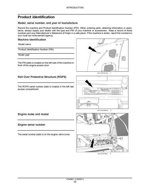 New Holland D180C Tier 4 Crawler Dozers Service Manual (47645621)