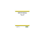 New Holland P2080 and P2085 Disk Drills Service Manual (47648338)