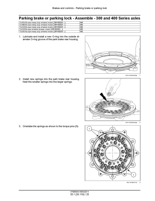 New Holland T9.435, T9.480, T9.530, T9.565, T9.600, T9.645 and T9.700 4WD Articulated Tractors Tier 4B Final (European Edition) Service Manual (47680535)