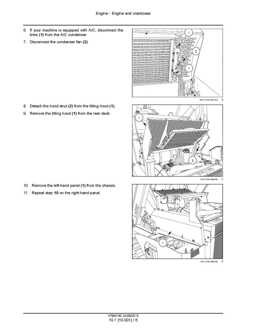 New Holland C238 (SN from NFM470756) and L230 (SN from NFM483191) Skid Steer Loaders (Tier 4B final) Service Manual (47685160)