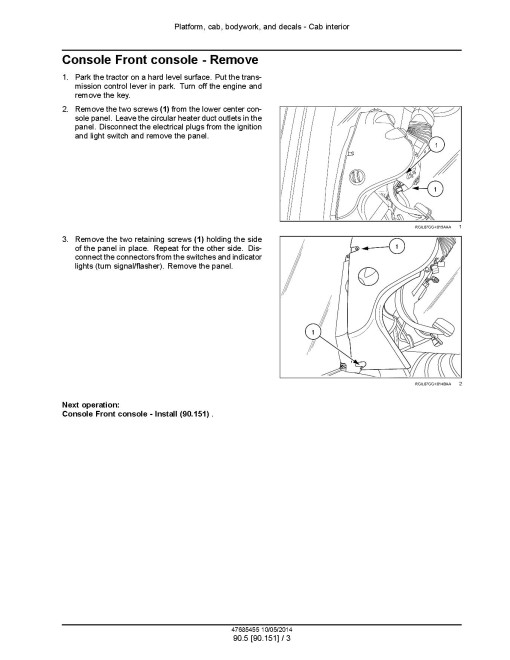 New Holland T8.320, T8.350, T8.380, T8.410 and T8.435 Tier 4B Tractors with CVT (North American Edition) Service Manual (47685455) New Holland T8.320, T8.350, T8.380, T8.410 and T8.435 Tier 4B Tractors with CVT (North American Edition) Service Manual (47685455)