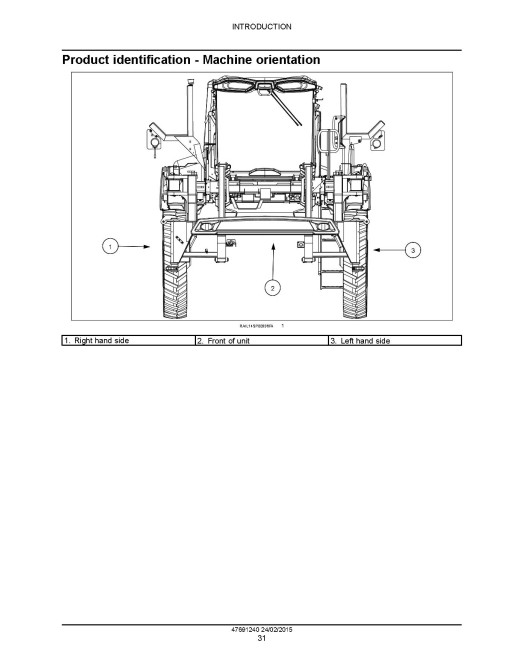 New Holland Guardian SP.295F, SP.300F, SP.345F and SP.400F Tier 4B Final Self-Propelled Sprayers Service Manual (47691240) New Holland Guardian SP.295F, SP.300F, SP.345F and SP.400F Tier 4B Final Self-Propelled Sprayers Service Manual (47691240)