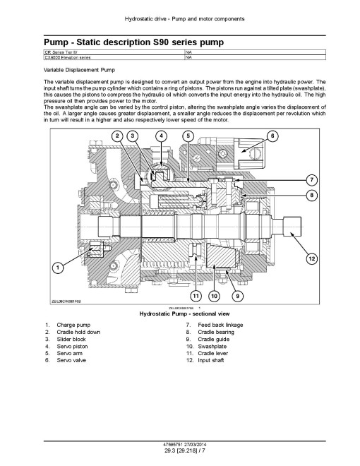 New Holland CR9090, CX8080 ELEVATION and CX8090 ELEVATION Tier 4A Combines (Europe) Service Manual (47695751)
