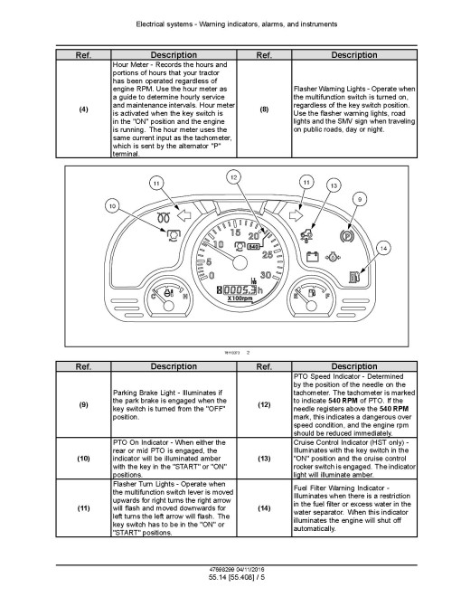 New Holland Boomer 40 and 50 Tier 3 Compact Tractors (North American Edition) Service Manual (47698299)