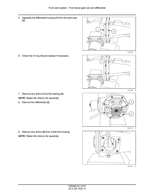 New Holland Boomer 40 and 50 Tier 3 Compact Tractors (North American Edition) Service Manual (47698299)