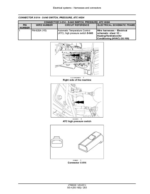 New Holland Speedrower 200 and 240 Self-Propelled Windrowers (North America, International Region) Service Manual (47698329)