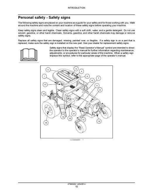 New Holland Speedrower 200 and 240 Self-Propelled Windrowers (North America, International Region) Service Manual (47698329)