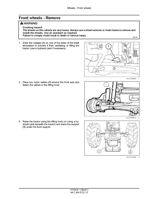 New Holland T6.110, T6.120 and T6.130 Tractors (Latin America) Service Manual (47705279)