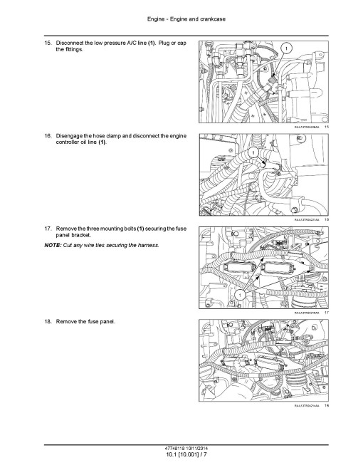 New Holland T8.320, T8.350, T8.380, T8.410, SmartTrax T8.380 and T8.410 Tier 4B Tractors with PST (North American Edition) Service Manual (47748118)