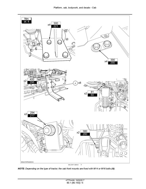 New Holland T7.240, T7.245 and T7.260 Tier 3 Tractors (Latin America) Service Manual (47770440A)
