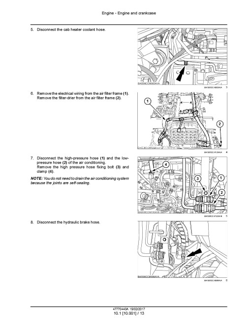 New Holland T7.240, T7.245 and T7.260 Tier 3 Tractors (Latin America) Service Manual (47770440A)