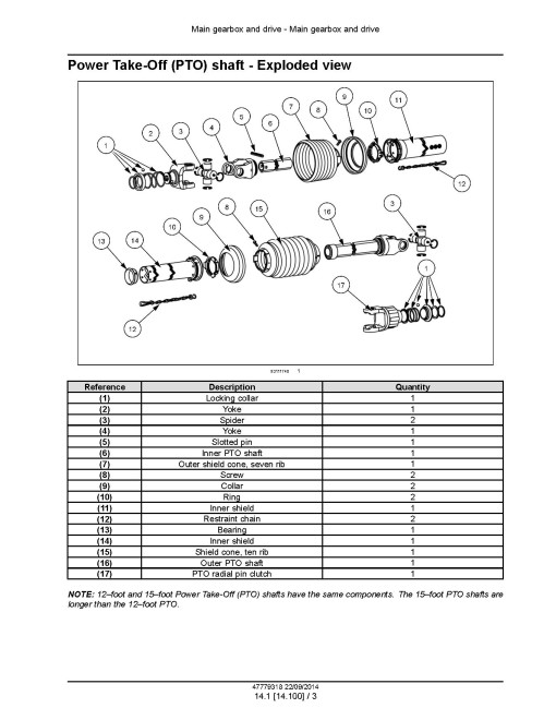 New Holland 790CP Pick-up Headers Service Manual (47779318)