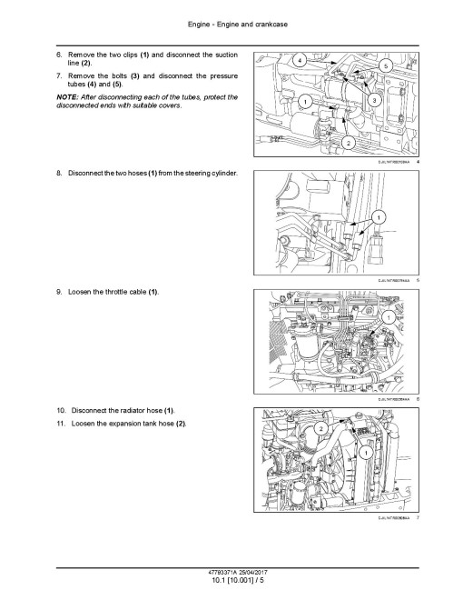 New Holland T6.110, T6.120 and T6.130 Tier 3 Tractors (Latin America) Service Manual (47793371) New Holland T6.110, T6.120 and T6.130 Tier 3 Tractors (Latin America) Service Manual (47793371)