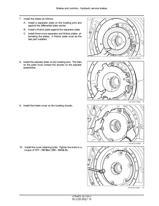 New Holland T8.320, T8.350, T8.380 and T8.410 Tier 4B Tractors with PST (European Edition) Service Manual (47794972)