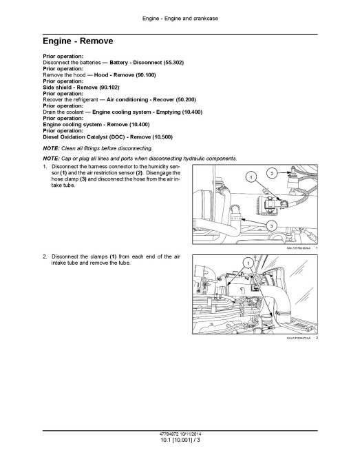 New Holland T8.320, T8.350, T8.380 and T8.410 Tier 4B Tractors with PST (European Edition) Service Manual (47794972)