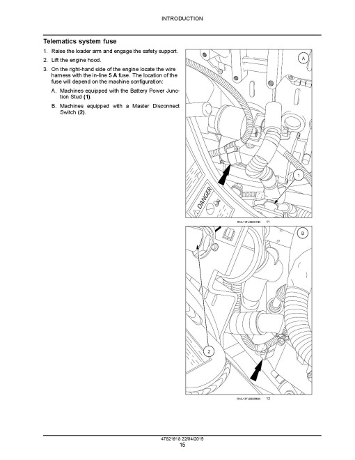 New Holland U80C Tier 4B final Tractor Loaders Service Manual (47821918) New Holland U80C Tier 4B final Tractor Loaders Service Manual (47821918)