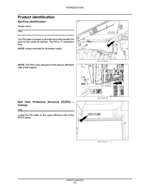 New Holland U80C Tier 4B final Tractor Loaders Service Manual (47821918) New Holland U80C Tier 4B final Tractor Loaders Service Manual (47821918)