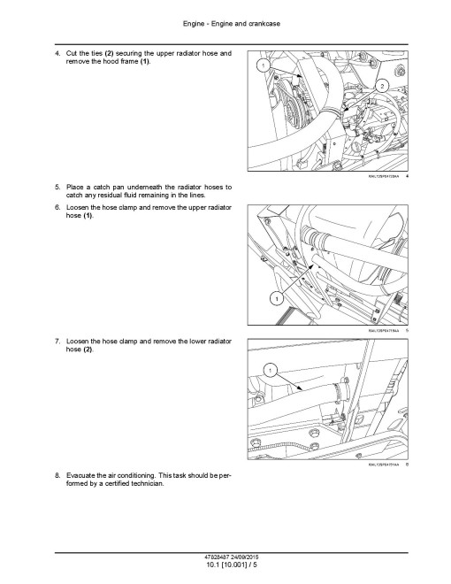 New Holland Guardian SP.260R and SP.300R Tier 4B Final Self-Propelled Sprayers Service Manual (47828487)