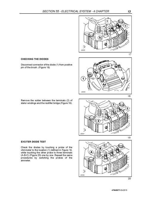 New Holland TD3.50 Tractors Service Manual (47840677)