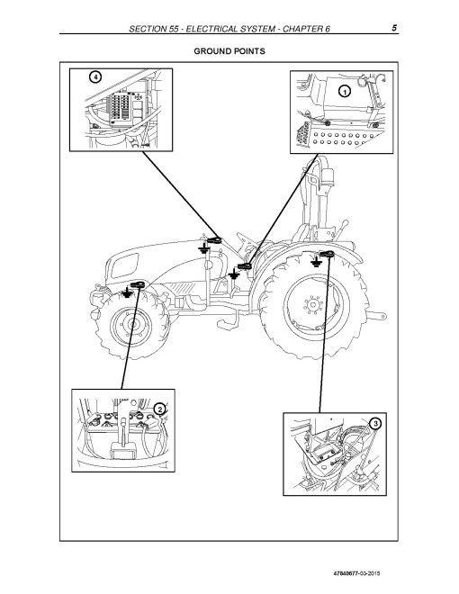 New Holland TD3.50 Tractors Service Manual (47840677)